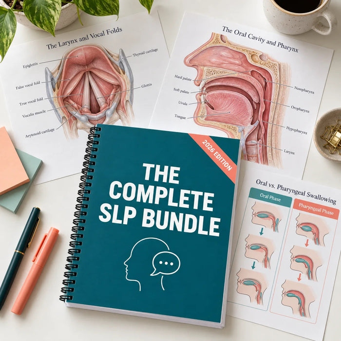 The Complete SLP Bundle — Speech-Language Pathology Grad School, Illustrated (2026)